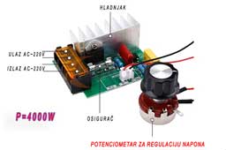 Dimmer 4000W shema