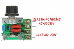 Spajanje dimmera 2000W
