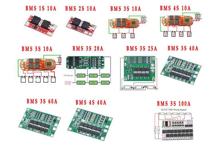BMS 1S-8S 1A-100A