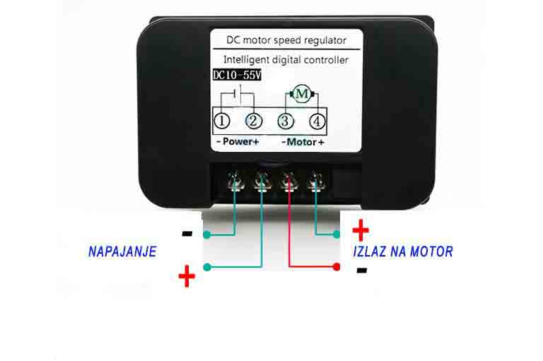PWM regulator brzine DC motora