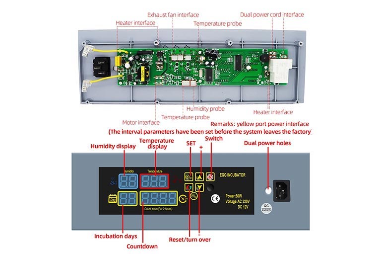 Elektronika termoregulatora za inkubator HTMC-7